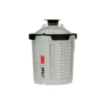 3M 7100134641 Standard Spray Cup System Kit, 22 fl-oz Container