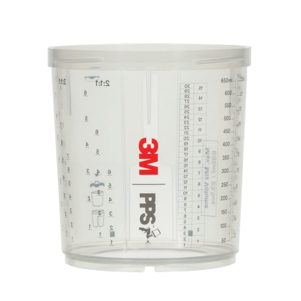 3M 7100134653 Standard Cup, 22 fl-oz Container, For Use With PPS Series 2.0 Spray Cup System