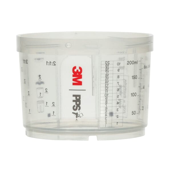 3M 7100134643 Mini Cup, 6.8 fl-oz Container, For Use With PPS Series 2.0 Spray Cup System