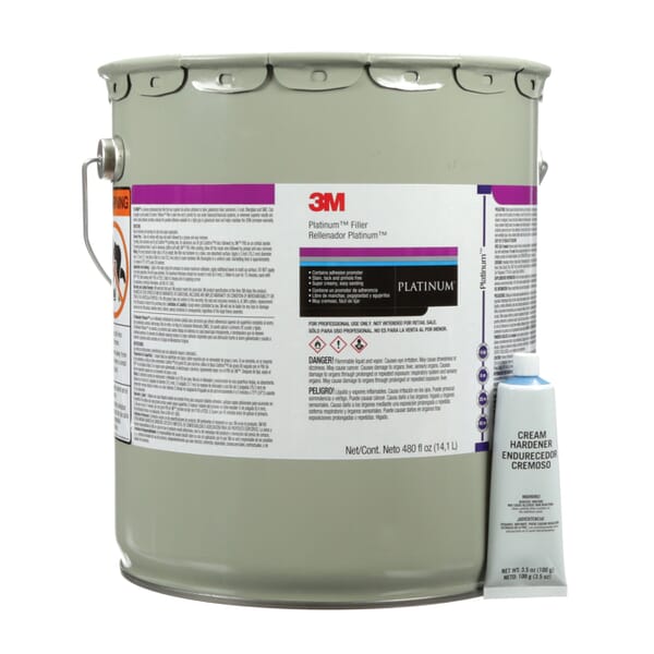 3M 7000119895 Platinum Plus Body Filler, 5 gal Container