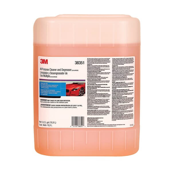 3M 7000045774 All Purpose Heavy Duty Cleaner and Degreaser, 5 gal Container Pail Container, Yellow/Brown, Liquid Form