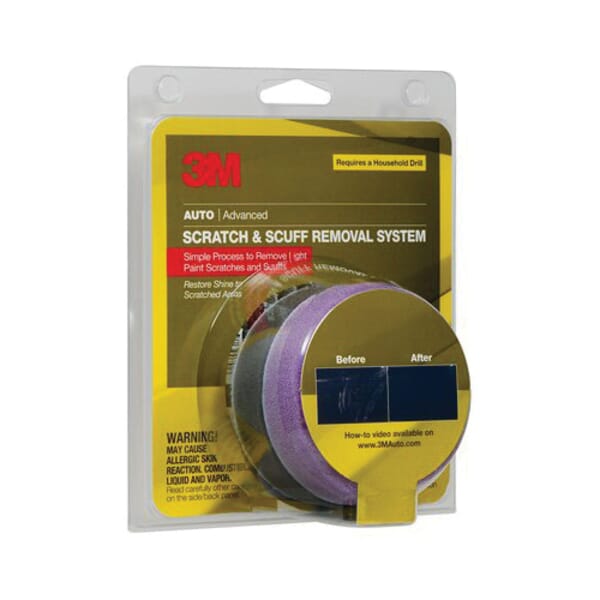 3M 7000045524 Scratch Removal System, Slight Solvent Odor/Scent, Liquid Form