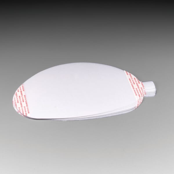 3M 5113127818 Lens Cover, For Use With 3M 7000 Series Full Facepiece, White, Polyester Film