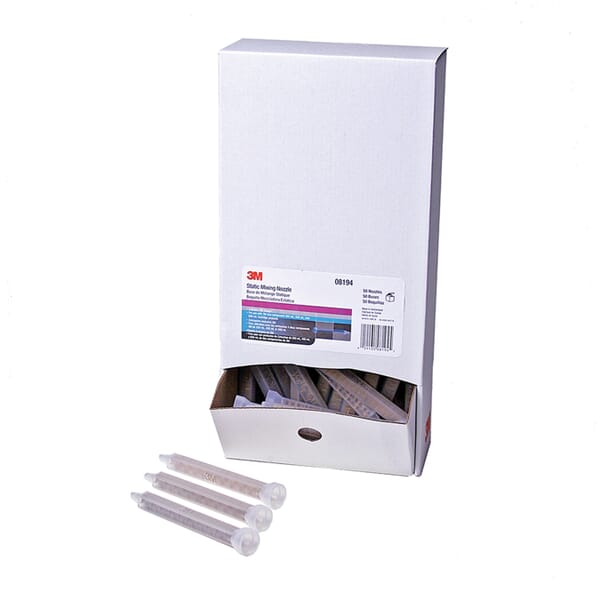 3M 7000119730 Static Mixing Nozzle, For Use With 3M Cartridges and Manual or Pneumatic Applicators