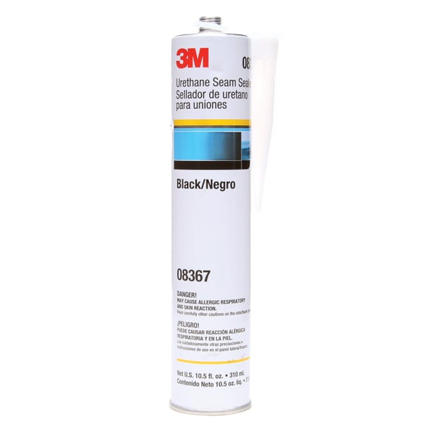 3M 7000119968 Urethane Seam Sealer, 310 mL Container Cartridge Container, Solvent Odor/Scent, Black, Paste Form