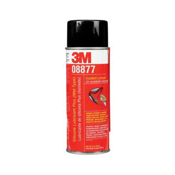 3M 7000000334 Silicone Lubricant, 16 oz Container Aerosol Can Container, Liquid Form, Transparent, 122 deg F