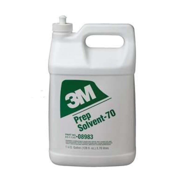 3M 7000045679 Prep Solvent, 1 gal Container Bottle Container, Clear/Translucent, Liquid Form