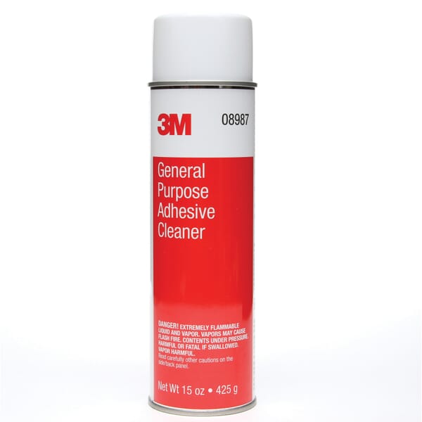 3M 7000045467 General Purpose Adhesive Cleaner, 425 g Container Aerosol Can Container, Clear, Liquid Form
