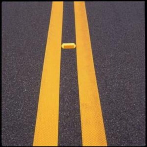 3M 7000129440 Pavement Marking, 100 yd L x 4 in W, Yellow