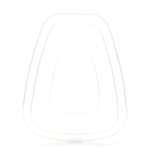 3M 5113817668 Filter Retainer, For Use With 5000 and 6000 Series Respirators, Translucent White