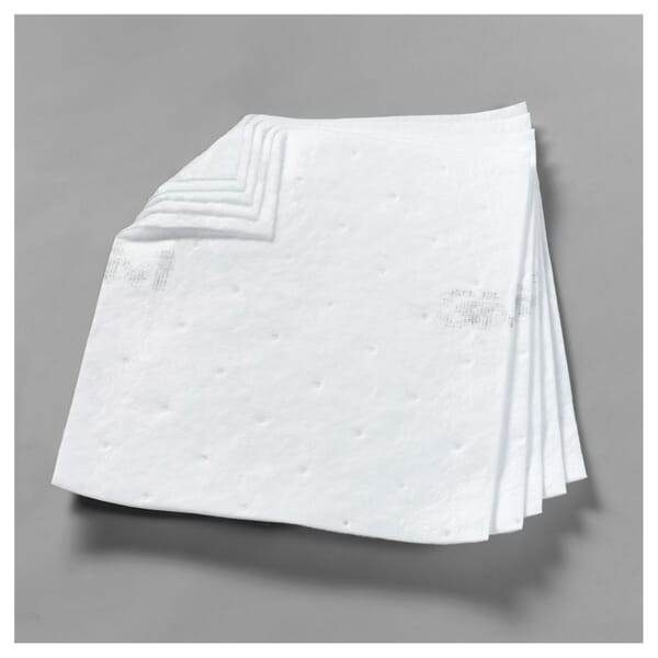 3M 7000001941 High Capacity Sorbent Pad, 43 in L x 48 in W x 1 in THK, 37.5 gal Absorption, Polypropylene