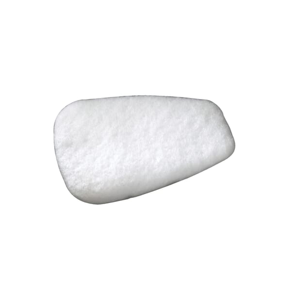 3M 051138-46464 Low Profile Particulate Filter, For Use With 3M 5000 Series Reusable Respirators, 6000 Series Cartridges, 603 Filter Adapters and 501 Filter Retainers, N95 Filter Class, 0.95 Filter Efficiency, Bayonet Connection, White