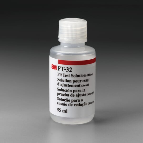 3M 5113854205 Fit Test Solution, For Use With Disposable Respirator/Reusable Respirator