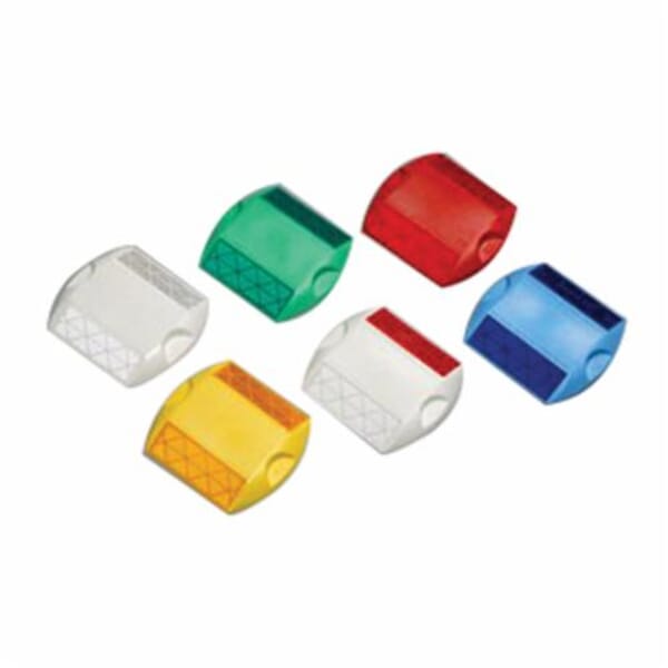 3M 7100140695 290 Marker, 4 in L x 5/8 in W, Blue, Polycarbonate Glass, 2-Way