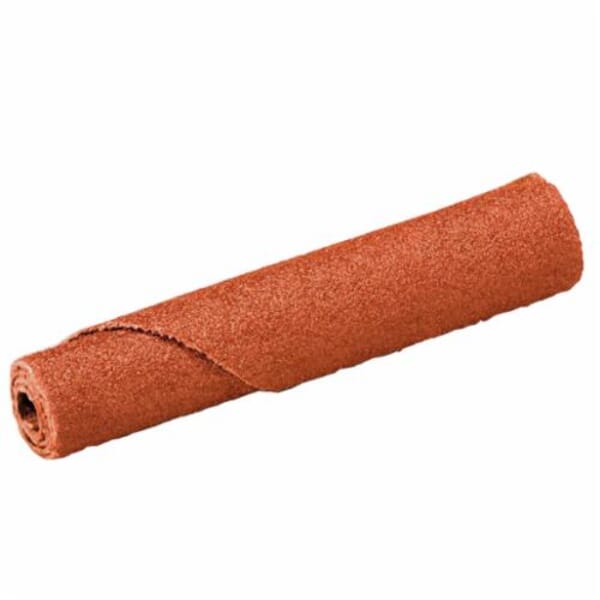 3M 7010309041 Cartridge Roll, 3/16 in Dia x 1 in OAL, 3/32 in Dia Pilot Hole, P120 Grit, Ceramic Abrasive