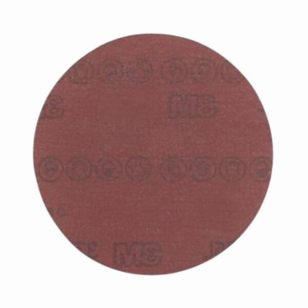 Hookit 7100106652 Open Coated Film Disc, 5 in Dia Disc, P120 Grit, Fine Grade, Aluminum Oxide Abrasive, Film Backing