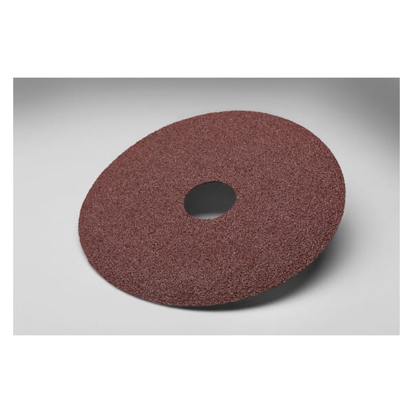 3M 7000118936 Close Coated Fibre Disc, 4-1/2 in Dia Disc, 7/8 in Center Hole, 50 Grit, Coarse Grade, Aluminum Oxide Abrasive, Arbor Attachment