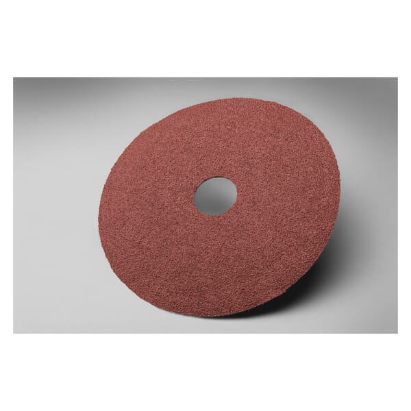 3M 7000118939 Close Coated Fibre Disc, 5 in Dia Disc, 7/8 in Center Hole, 60 Grit, Medium Grade, Aluminum Oxide Abrasive, Arbor Attachment