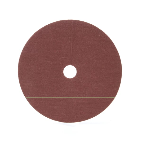 3M 7010361916 Close Coated Fibre Disc, 7 in Dia Disc, 7/8 in Center Hole, 100 Grit, Fine Grade, Aluminum Oxide Abrasive, Arbor Attachment