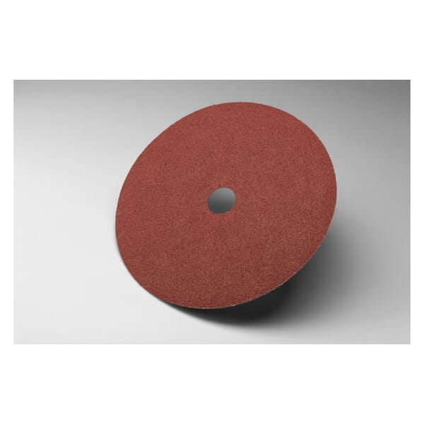 3M 7000118940 Close Coated Fibre Disc, 7 in Dia Disc, 7/8 in Center Hole, 60 Grit, Medium Grade, Aluminum Oxide Abrasive, Arbor Attachment