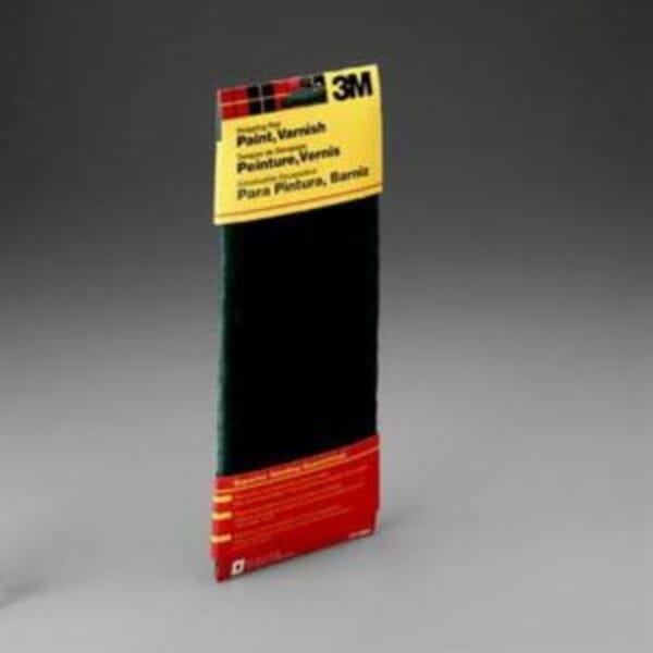3M 7010383727 Stripping Pad, 11 in L, 4-3/8 in W W/Dia, Coarse Grade