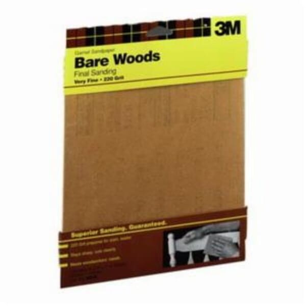 3M 7000052074 Sanding Sheet, 11 in L x 9 in W, Garnet Abrasive, Paper Backing