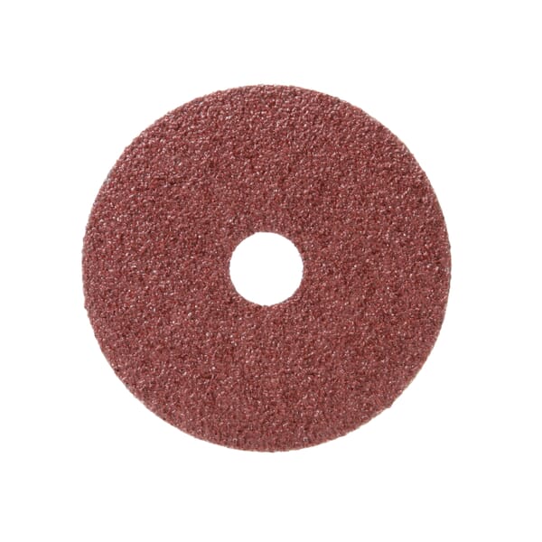 3M 7000118929 Close Coated Fibre Disc, 4-1/2 in Dia Disc, 7/8 in Center Hole, 24 Grit, Very Coarse Grade, Aluminum Oxide Abrasive, Arbor Attachment