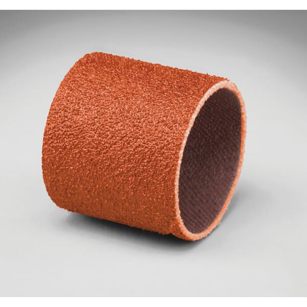 3M 7010328805 Spiral Band, 1 in Dia x 1 in L Band, P120 Grit, Fine Grade, Ceramic Abrasive