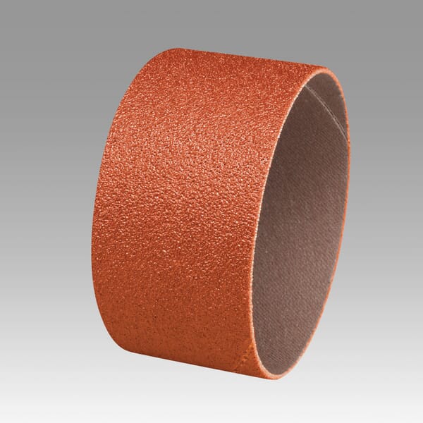 3M 7010328806 Spiral Band, 3 in Dia x 1 in L Band, 60 Grit, Medium Grade, Ceramic Abrasive