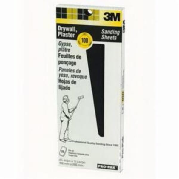 3M 7000047933 Sanding Sheet, 11-1/4 in L x 4-3/16 in W, 150 Grit, Aluminum Oxide Abrasive, Paper Backing