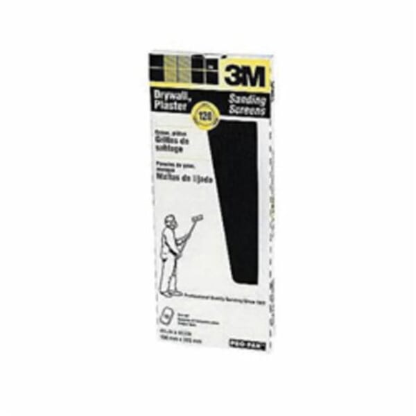 3M 7000047623 Sanding Screen, 11-1/4 in L x 4-3/16 in W, 220 Grit, Silicon Carbide Abrasive, Cloth Backing