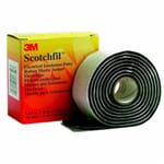 3M 7000006089 Electrical Insulation Putty Tape, 60 in L x 1-1/2 in W, 125 mil THK, Mastic Adhesive, Putty Backing