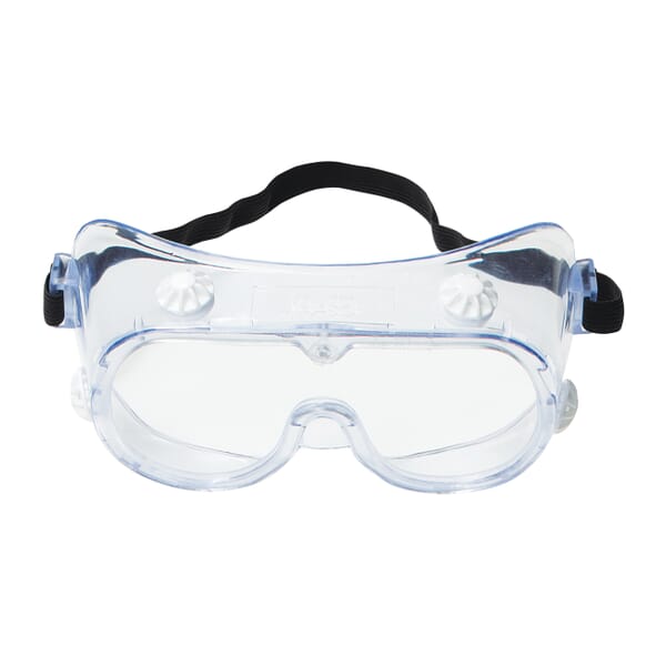 3M 7837162139 Economy Indirect Vent Standard Safety Goggles, Uncoated Clear, Yes % UV Protection, Elastic Strap, ANSI Z87.1-2003
