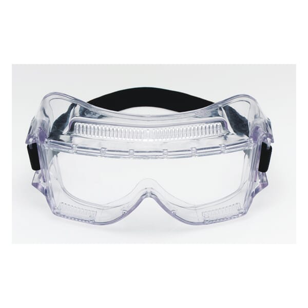 3M 7837162388 Standard Value Safety Goggles, Anti-Fog/Impact-Resistant/UV-Protective Clear Lens Polycarbonate Lens, Yes UV Protection, Elastic Strap, ANSI Z87.1-2003, CSA Z94.3-2007
