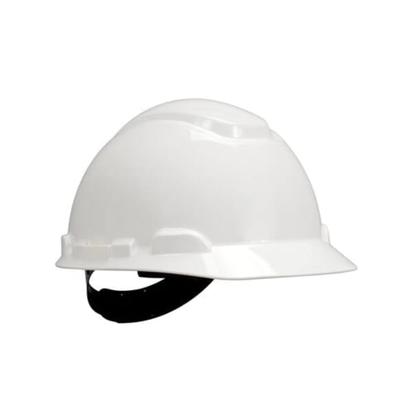 3M Non-Vented Short Brim Hard Hat, HDPE, 4-Point Suspension, ANSI Electrical Class Rating: Class C, E and G, ANSI Impact Rating: Type I, Pin Lock Adjustment