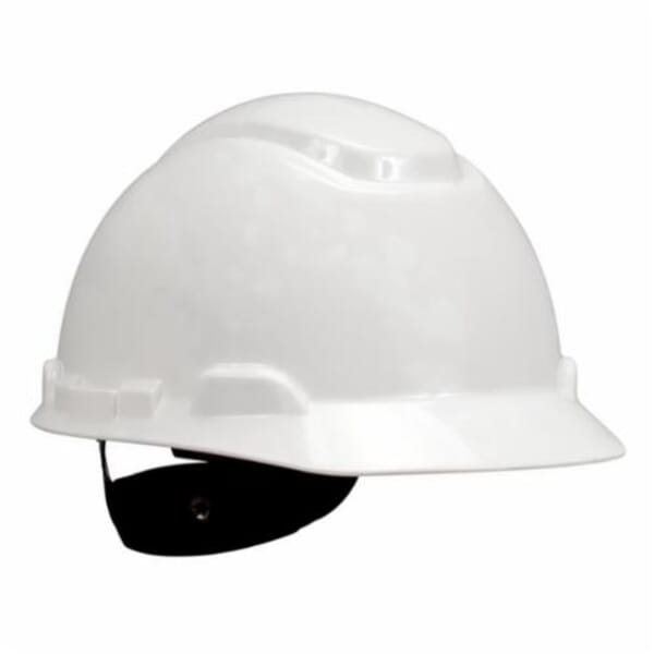 3M 7837164197 Non-Vented Short Brim Hard Hat, HDPE, 4-Point Suspension, ANSI Electrical Class Rating: Class C, E and G, ANSI Impact Rating: Type I, Ratchet Adjustment