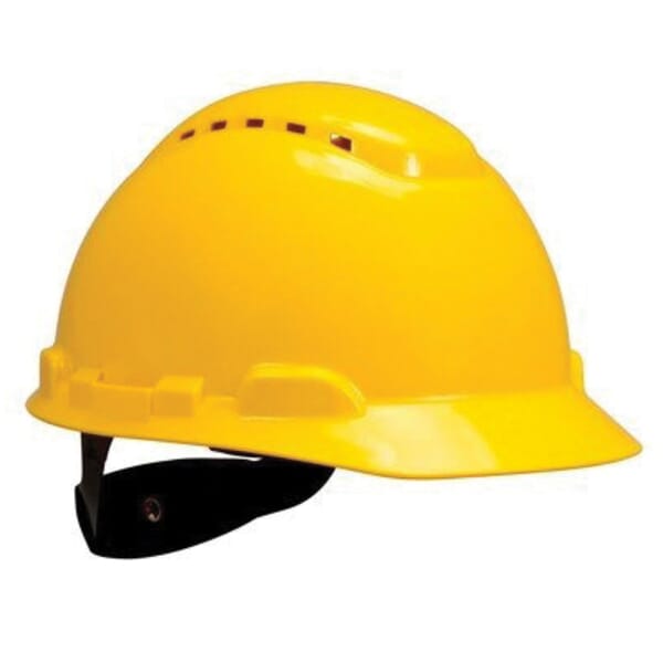 3M Vented Hard Hat With Uvicator Sensor, HDPE, 4-Point Suspension, ANSI Electrical Class Rating: Class C, ANSI Impact Rating: Type I, Ratchet Adjustment
