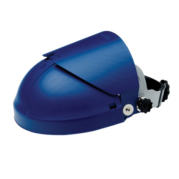 3M 078371-82516 General Purpose Faceshield Headgear, Blue, Thermoplastic, For Use With 3M Faceshield, Ratchet Adjustment