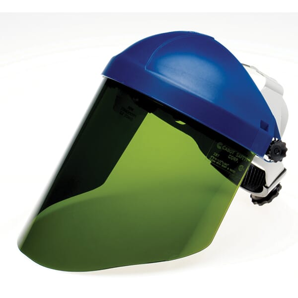 3M 078371-82705 General Purpose Faceshield Window, Shaded Green, Polycarbonate, 9 in H x 14-1/2 in W x 0.8 in THK Visor, 3.0 Lens Shade