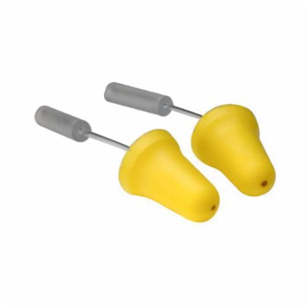 E-A-R 8052919078 E-Z-Fit Probed Test Plug, Yellow, Polyurethane