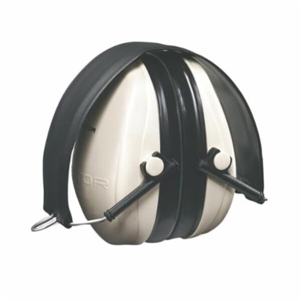 Peltor 7000002328 Optime 95 Noise Reduction Earmuff, 21 dB Noise Reduction, Black/Beige, Folding Band Position, CSA Class B, OSHA 29 CFR 1910.132