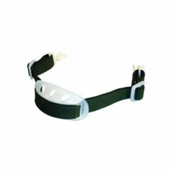 3M 7000029947 X24 Elastic Chin Strap, Nylon, Green, For Use With Hard Hat