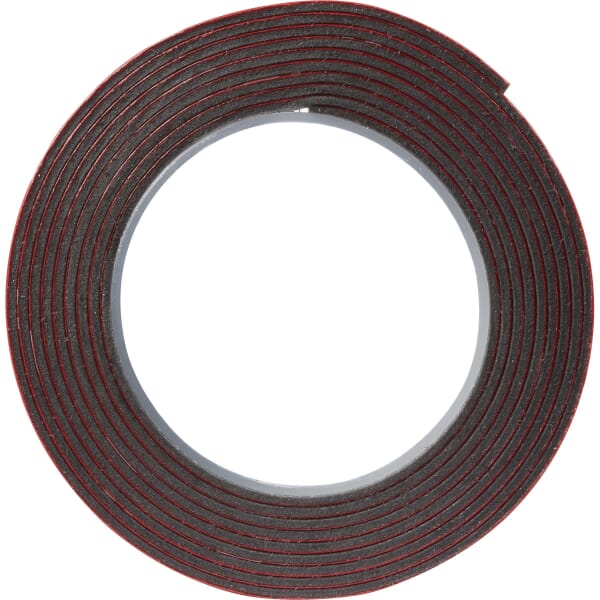 3M 7000000531 03615 Super Strength Tape, 5 ft L 0.875 in W, 1.54 mm THK, Acrylic Adhesive, Foam Backing, Black