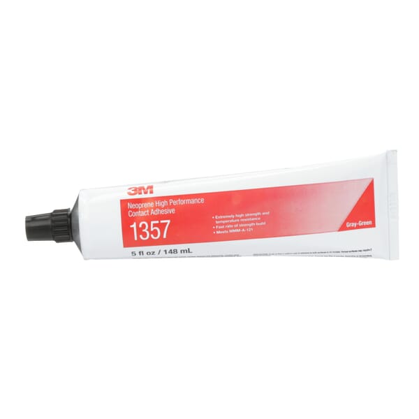 3M 7000000800 1357 High Performance Adhesive, 5 fl-oz Tube, Gray