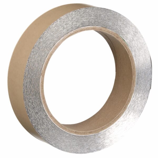 3M 7000001224 2552 Foil Tape, 36 yd L 2 in W, 10 mil THK, Acrylic Adhesive, Aluminum Backing, Silver