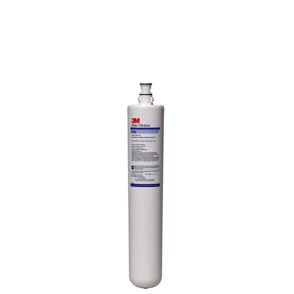 3M 7000001673 HF Series High Flow Filter Cartridge, 4 in Dia Outside x 10-1/2 in H, 1.67 gpm Flow Rate, 100 deg F, 125 psi Max Pressure