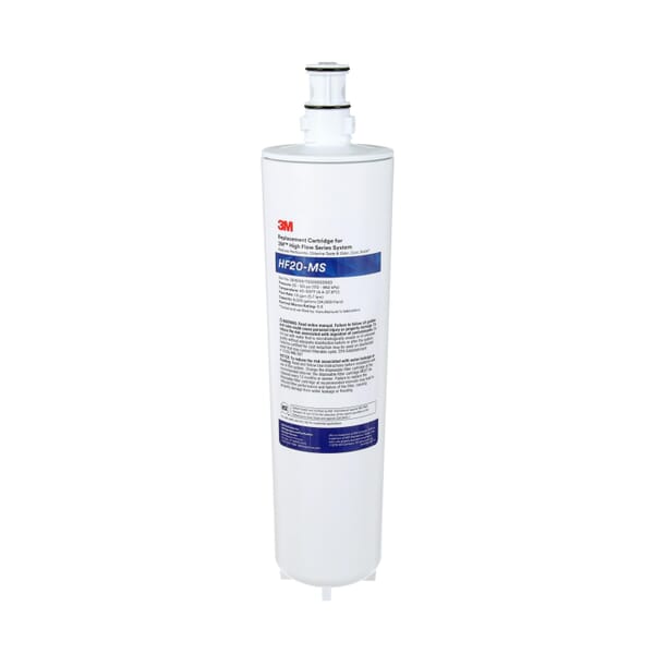 3M 7000001674 HF Series High Flow Filter Cartridge, 1.5 gpm Flow Rate, 100 deg F, 125 psi Max Pressure