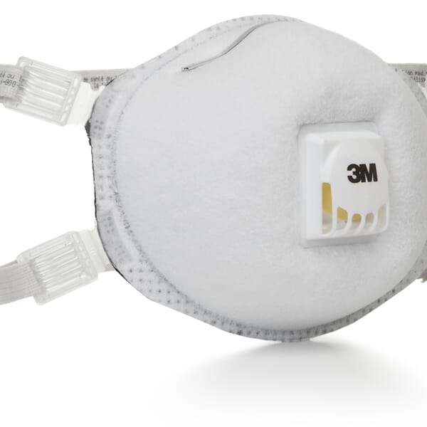 3M 7000002083 Cup Style Disposable Particulate Respirator, Standard, Resists: Organic Vapors, O-Zone and Certain Non-Oil Based Particles