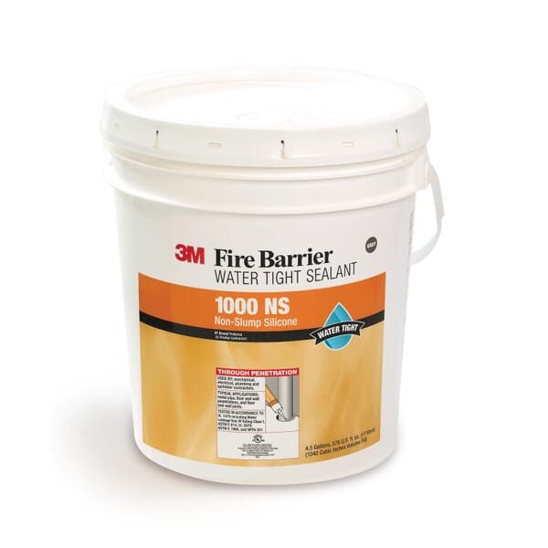 3M 7000006378 Watertight Fire Barrier Sealant, Pail Container