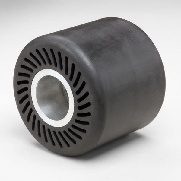 3M 7000028222 Slotted Expander Wheel, 3-2/5 in Dia Drum x 3 in L Drum, 3500 rpm Max